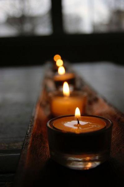 LIGHT CANDLES